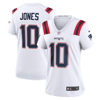 womens nike mac jones white new england patriots player gam